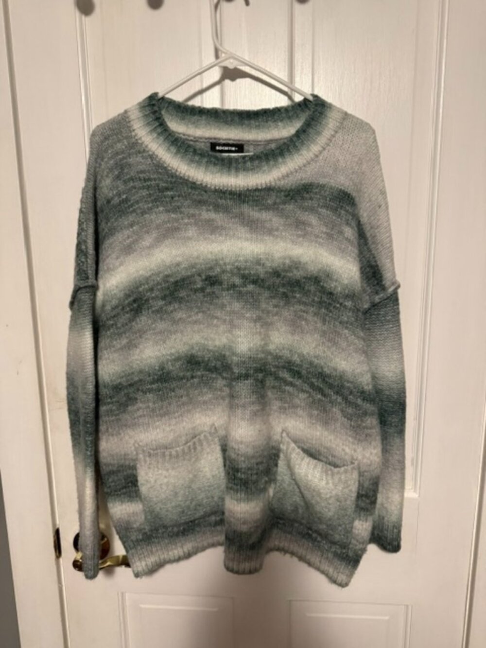 Society+ Blue Striped Sweater